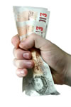 Ten pound notes